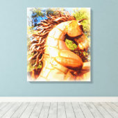 Toile étalon mustang (Insitu (Plancher de Bois))