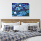 Toile Etang Lily en bleu par Claude Monet Fine Art (Insitu(Chambre))