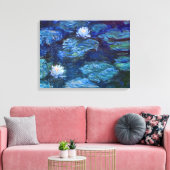 Toile Etang Lily en bleu par Claude Monet Fine Art (Insitu(Salon))