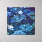 Toile Etang Lily en Blue Monet Art (Recto)