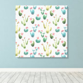 Toile Étape de fleur du désert | Motif rose (Insitu (Plancher de Bois))