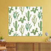 Toile Étape Geo Sud-Ouest | Motif de Cactus du désert (Insitu(Salon))