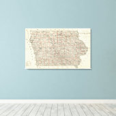 Toile État de l'Iowa (Insitu (Plancher de Bois))