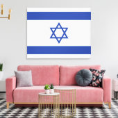 Toile Etat d'Israël Drapeau, Étoile de David Juifs (Insitu(Salon))