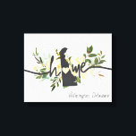 Toile Etat du Delaware Personnalisé votre ville d'origin<br><div class="desc">Delaware State Personnalisa Votre Maison Ville Design Floral Rustique. Avec de jolies fleurs jaunes et blanches crème d'aquarelle, des traits de pinceau de peinture, une forme de coeur mignonne, une texture chic en bois blanc et une police de caractères brossée tendance. Fait un grand cadeau pour toute personne du Delaware...</div>