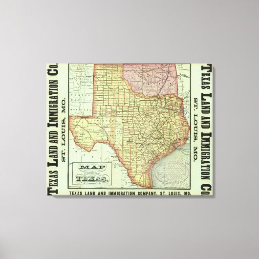 Toile État du Texas (Recto)