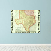 Toile État du Texas (Insitu (Plancher de Bois))