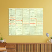 Toile État du Verso du Texas (Insitu(Salon))