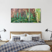 Toile États-Unis, Arizona. Le Champ De Cactus Du Saguaro (Insitu(Chambre))