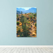 Toile États-Unis, Arizona. Vue du désert (Insitu (Plancher de Bois))