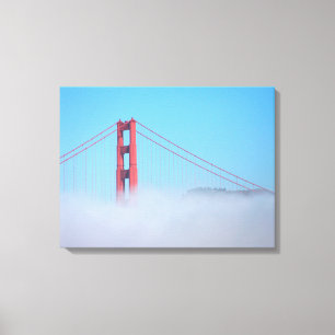 Toile États-Unis, Californie. Golden Gate Bridge au mati