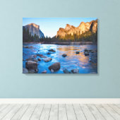 Toile États-Unis, Californie. Rocky Reflections in Merce (Insitu (Plancher de Bois))