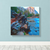 Toile États-Unis, Californie. Tree Roots (Insitu (Plancher de Bois))