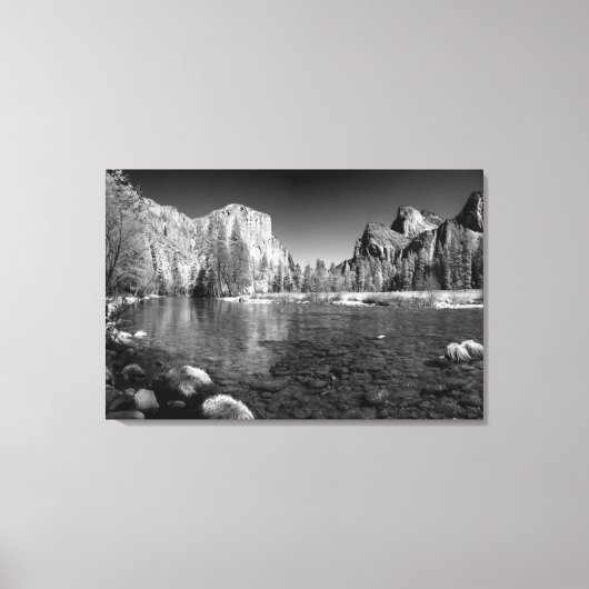 Toile États-Unis, Californie. Yosemite Valley (Recto)