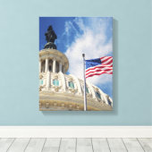 Toile États-Unis, Columbia, Washington DC, Capitol Build (Insitu (Plancher de Bois))