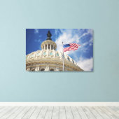 Toile États-Unis, Columbia, Washington DC, Capitol Build (Insitu (Plancher de Bois))