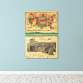 Toile États-Unis d'Amérique 8 (Insitu (Plancher de Bois))