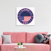 Toile États-Unis d'Amérique, Alaska (Insitu(Salon))