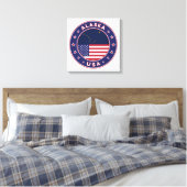 Toile États-Unis d'Amérique, Alaska (Insitu(Chambre))