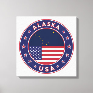 Toile États-Unis d'Amérique, Alaska