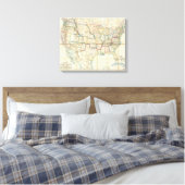 Toile États-Unis D'Amérique Du Nord (Insitu(Chambre))