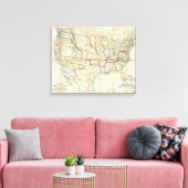 Toile États-Unis D'Amérique Du Nord (Insitu(Salon))