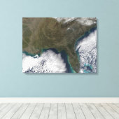 Toile États-Unis d'Amérique du Sud (Insitu (Plancher de Bois))