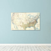 Toile États-Unis déc 1863 (Insitu (Plancher de Bois))