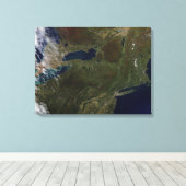 Toile États-Unis du nord-est (Insitu (Plancher de Bois))