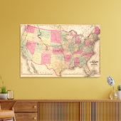 Toile États-Unis et territoires (Insitu(Salon))