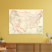 Toile États-Unis et territoires (Insitu(Salon))