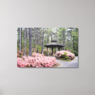 Toile États-Unis, Géorgie, Pine Mountain. Un gazebo parm
