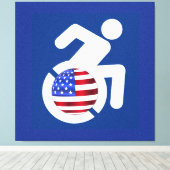 Toile États-Unis handicapés (Insitu (Plancher de Bois))