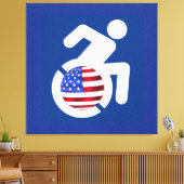 Toile États-Unis handicapés (Insitu(Salon))