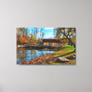 Toile États-Unis, Indiana, Cataract Falls State Recreati