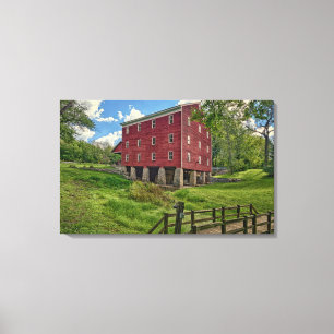 Toile États-Unis, Indiana, Cutler. Adams Mill
