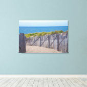 Toile États-Unis, Massachusetts. Dunes et sentier (Insitu (Plancher de Bois))
