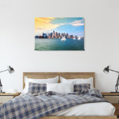 Toile États-Unis, Massachusetts. Skyline 3 (Insitu(Chambre))