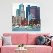 Toile États-Unis, Massachusetts. Skyline du front de mer (Insitu(Salon))
