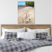 Toile États-Unis, Michigan. Galets le long de la plage d (Insitu(Chambre))