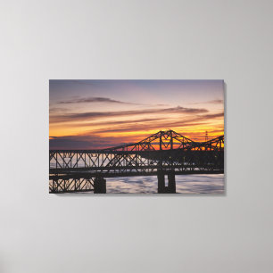 Toile États-Unis, Mississippi, Vicksburg. Autoroute I-20