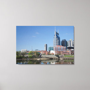 Toile États-Unis, Tennessee, Nashville. Cumberland