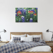 Toile États-Unis, Texas Hill Country. Bluebonnets et (Insitu(Chambre))