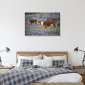 Toile États-Unis, Texas, Texas Hill Country, Hereford (Insitu(Chambre))