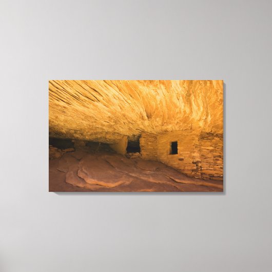 Toile États-Unis, Utah, Cedar Mesa, Mule Canyon. Grès (Recto)