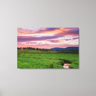 Toile États-Unis, Virginie-Occidentale, Davis. Paysage