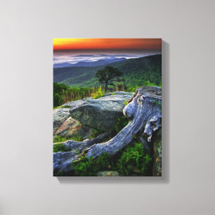 Toile États-Unis, Virginie, Parc national de Shenandoah.