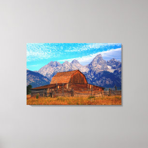 Toile États-Unis, Wyoming, Parc national de Grand Teton.