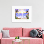 Toile Été calme à la plage (Insitu(Salon))