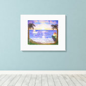 Toile Été calme à la plage (Insitu (Plancher de Bois))